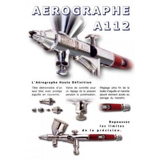 Aérographe HD double action de précision - PRINCE AUGUST A112