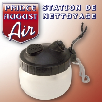 Station de nettoyage pour aérographe  - PRINCE AUGUST AAG20
