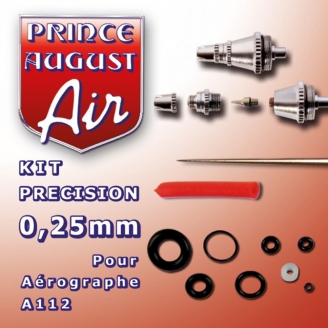 Kit de précision 0.25 pour Aérographe A112 - PRINCE AUGUST AA1225
