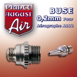 Buse 0.2 mm pour Aérographe A112 - PRINCE AUGUST AA112