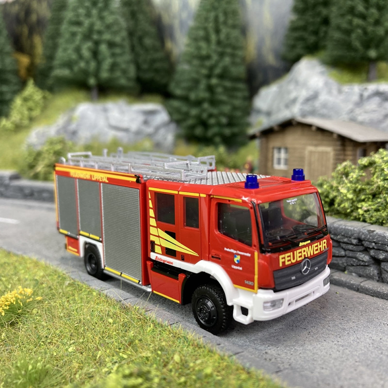 Camion de Pompiers Schlingmann Varus HLF - RIETZE 72924 - HO 1/87