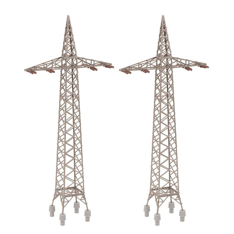 Pylônes de câbles aériens (x2) - FALLER 120377 - HO 1/87