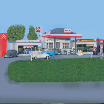 Garage Citroen HO SAI 160 modelisme ferroviaire  neuf