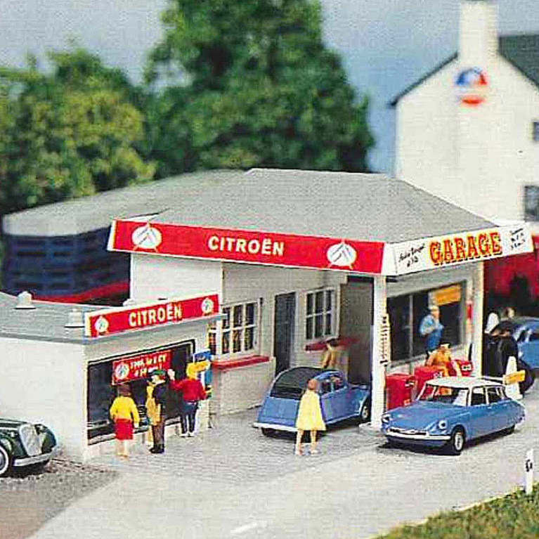 Garage Citroen HO SAI 160 modelisme ferroviaire  neuf