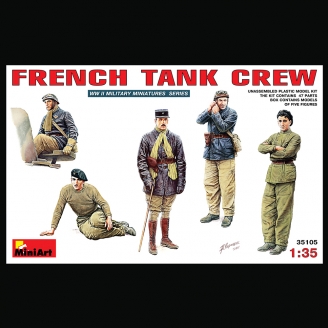 Figurines équipage de char Français - MINIART 35105 - 1/35