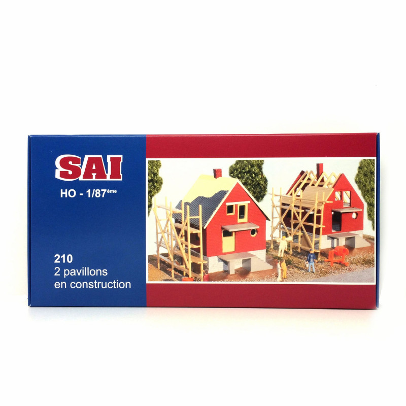 Maisons en construction HO SAI 210 modelisme ferroviaire  neuf