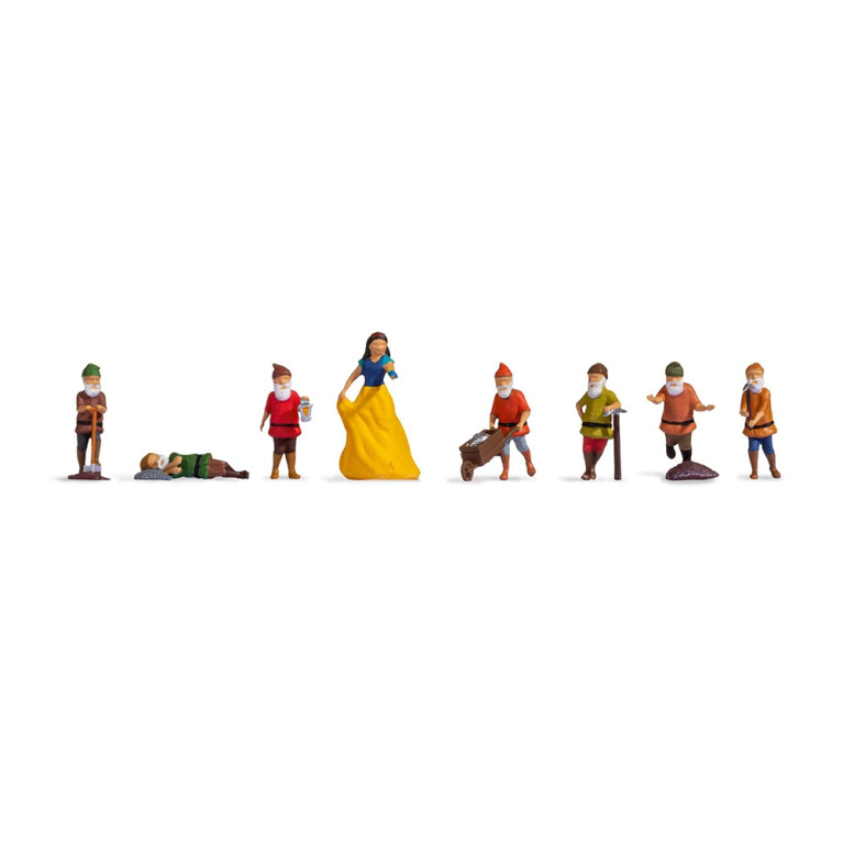 Figurines de Blanche Neige et les 7 Nains (x8) - NOCH 15803 - HO 1/87