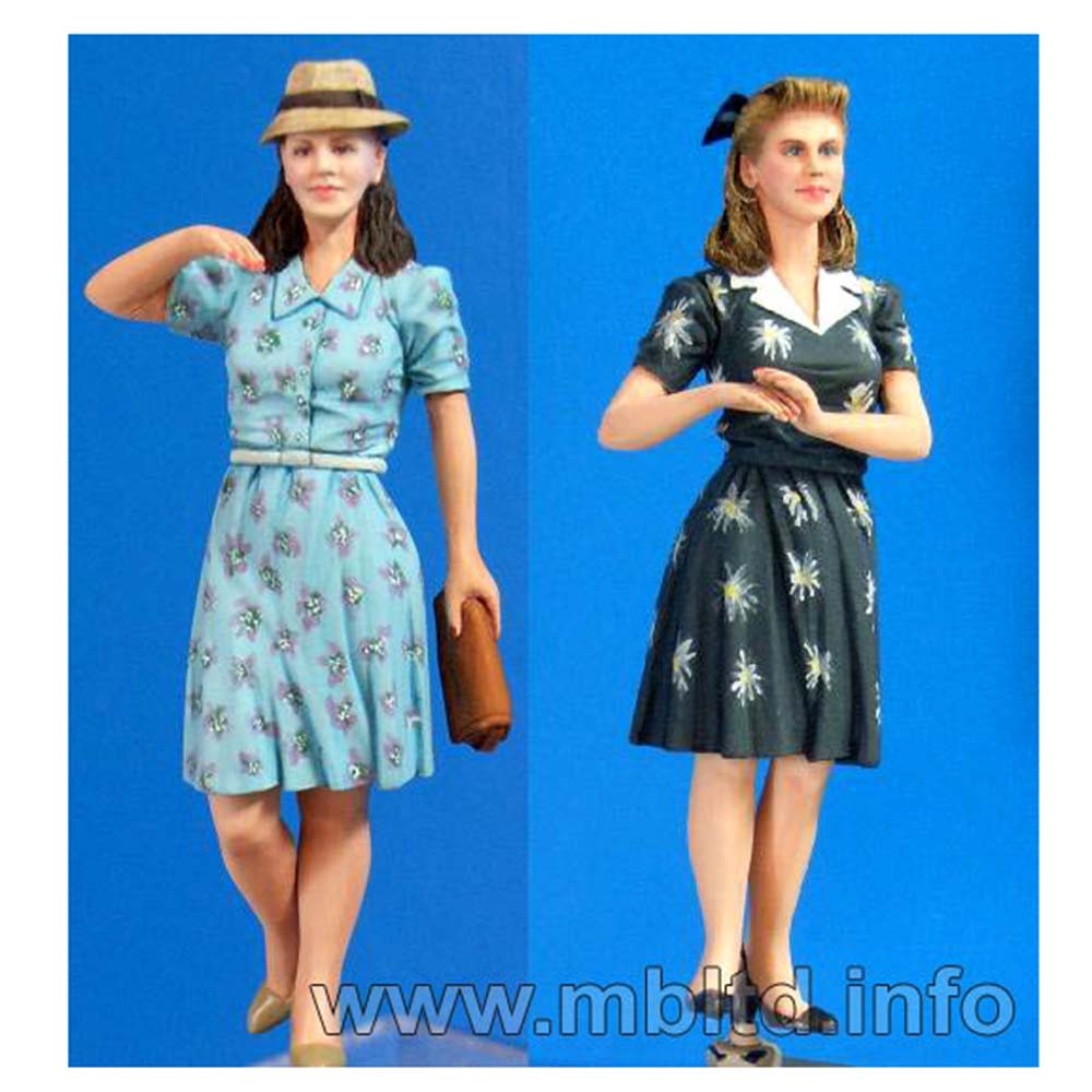 Figurines en Europe (x4), 1945 MASTER BOX 3514 1/35