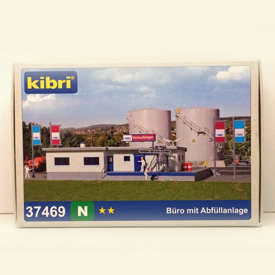 Réservoir gaz N KIBRI 37469 avec bureau modelisme ferroviaire  neuf KIBRI