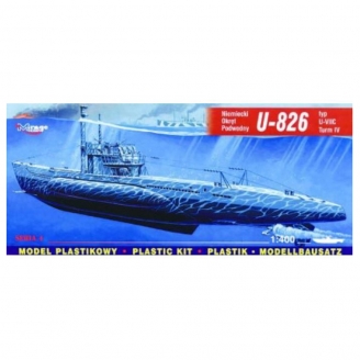 Sous marin U 826 type U-VIIC  - 1/400 - MIRAGE HOBBY 40413
