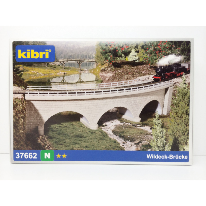 Pont à arc courbe N KIBRI 37662 modelisme ferroviaire neuf KIBRI