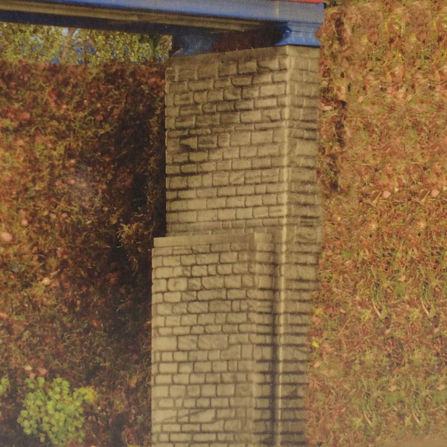 2 Têtes de Pont en maçonnerie-N-1/160-KIBRI 37672