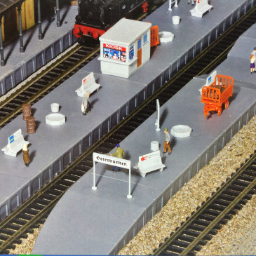 Accessoires de gare N KIBRI 37755 modelisme ferroviaire et diorama neuf KIBRI