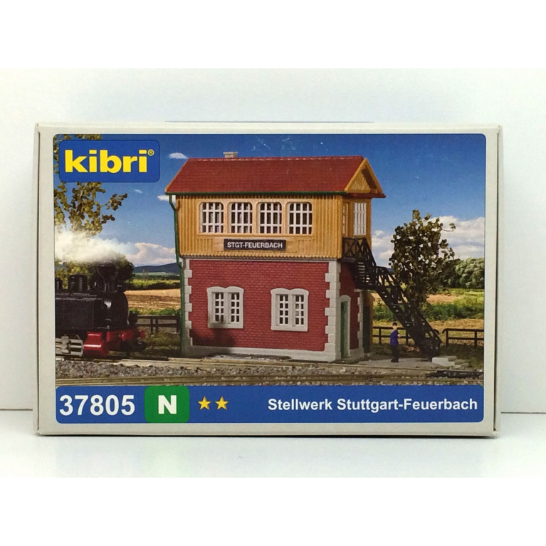 Poste d'aiguillage N KIBRI 37805 modelisme ferroviaire et diorama neuf KIBRI