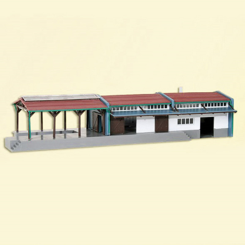 Halle à marchandises N KIBRI 37809 modelisme ferroviaire et diorama neuf KIBRI