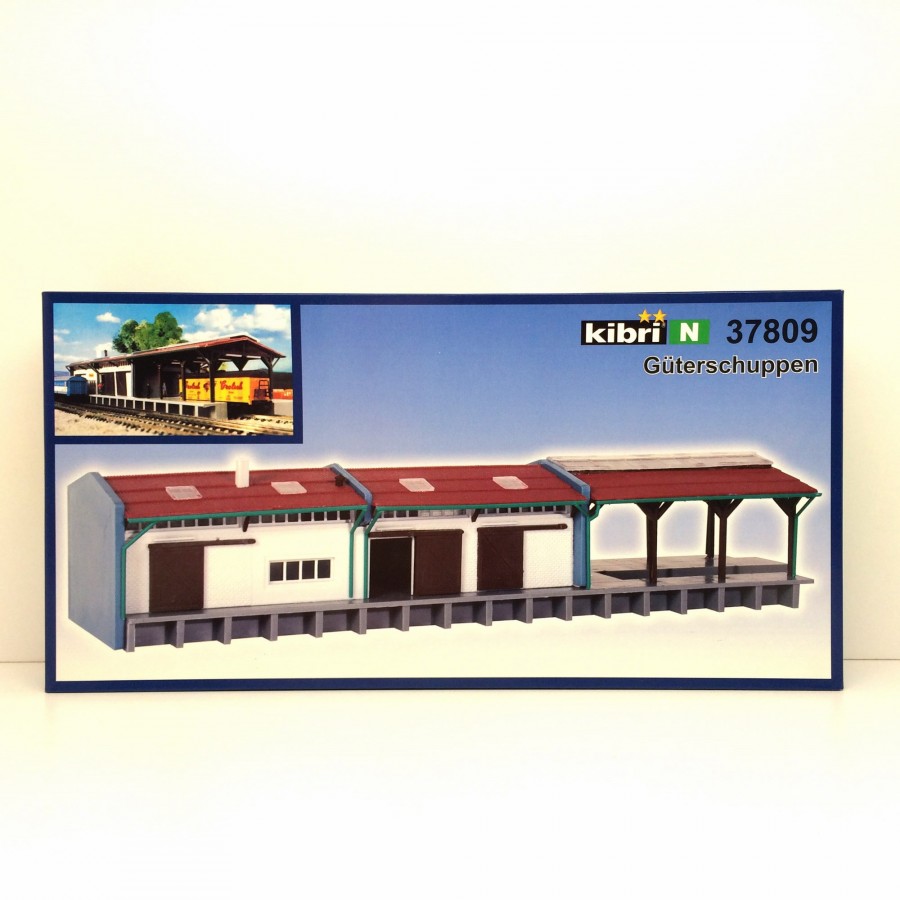 Halle à marchandises N KIBRI 37809 modelisme ferroviaire et diorama neuf KIBRI