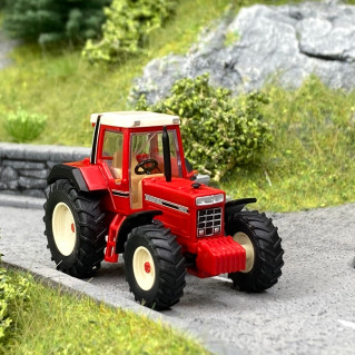 Tracteur IHC 1455 XL rouge  - HO 1/87 - WIKING 39701