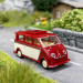 Fourgonnette transport de personnes DKW, Bordeau/crème  - WIKING 33405 - HO 1/87