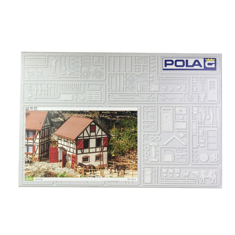 Maison à pans de bois de 2 étages avec étable - POLA 331727 - G 1/22.5