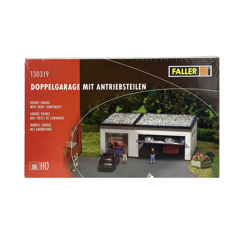 Garage double - HO 1/87 - FALLER 130319