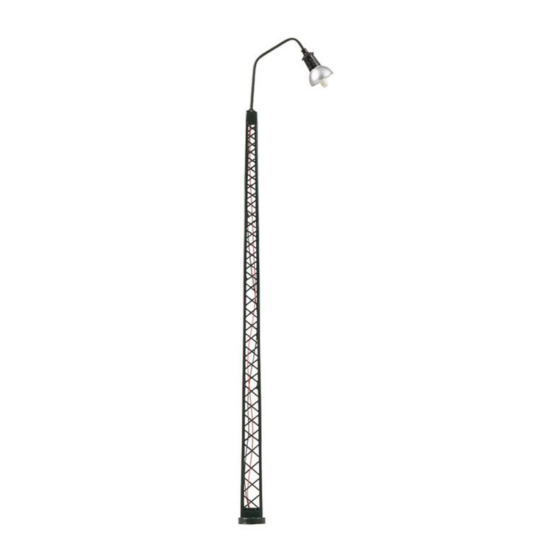 Lampadaire cintré à LED 12 V - 145 mm - FALLER 180209 - HO 1/87