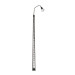 Lampadaire cintré à LED 12 V - 145 mm - FALLER 180209 - HO 1/87