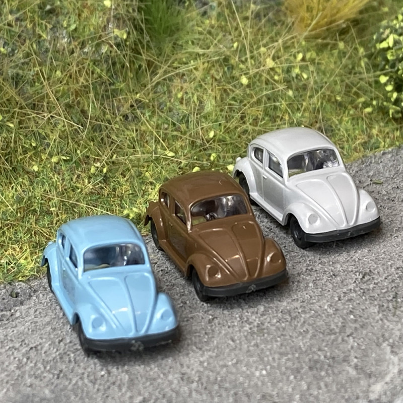 Volkswagen Coccinelles (x3) - WIKING 90002 - N 1/160