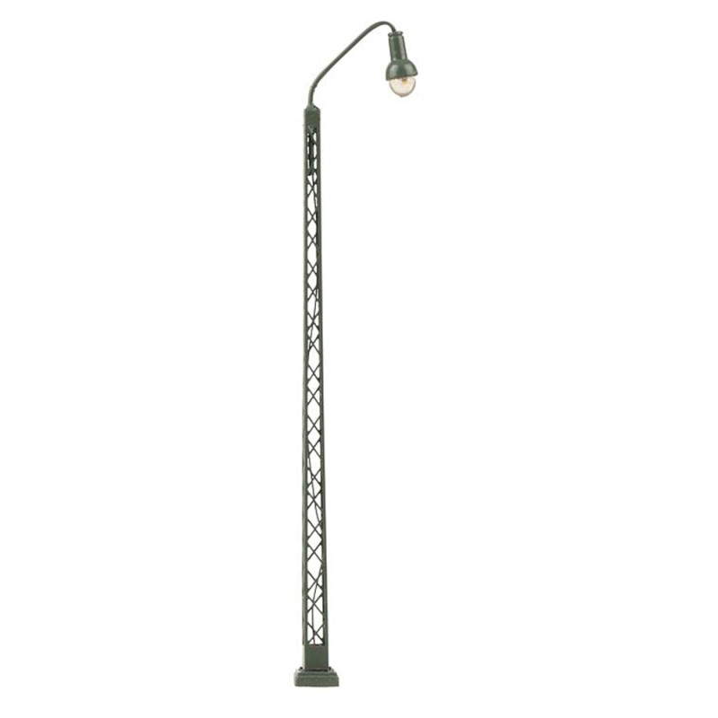 Lot De 5 Lampadaires LED Blanc Brillant Pour Trains Miniatures échelle N – 3V, Résistances Incluses