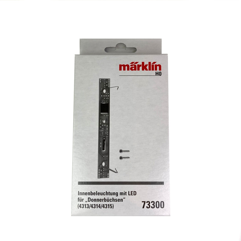 Kit d'éclairage intérieur pour voiture  2 essieux, 3R - MARKLIN 73300 -HO 1/87