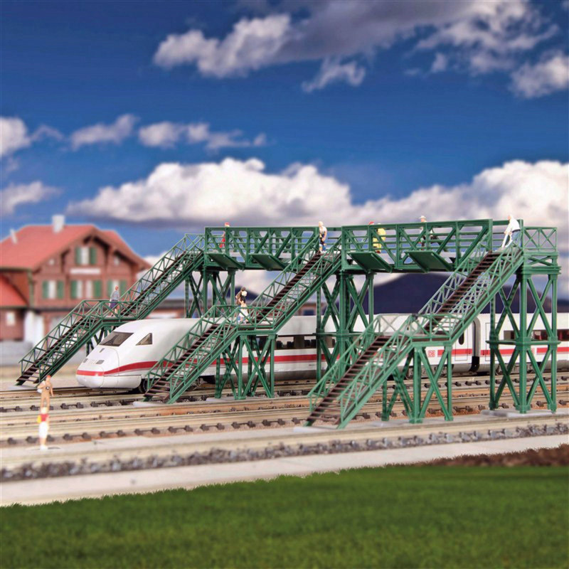 Passerelle Aérienne N 1:160 – Kit 3D à Monter Soi-même Pour Maquette De Train