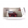 Mercedes Unimog U406 Bâché Bordeaux - SCHUCO 452660900 - HO 1/87