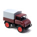 Mercedes Unimog U406 Bâché Bordeaux - SCHUCO 452660900 - HO 1/87