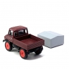 Mercedes Unimog U406 Bâché Bordeaux - SCHUCO 452660900 - HO 1/87