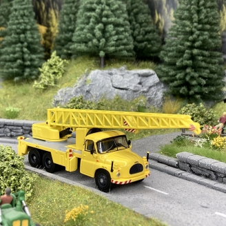Tatra T138 Camion grue - SCHUCO 452663100 - HO 1/87