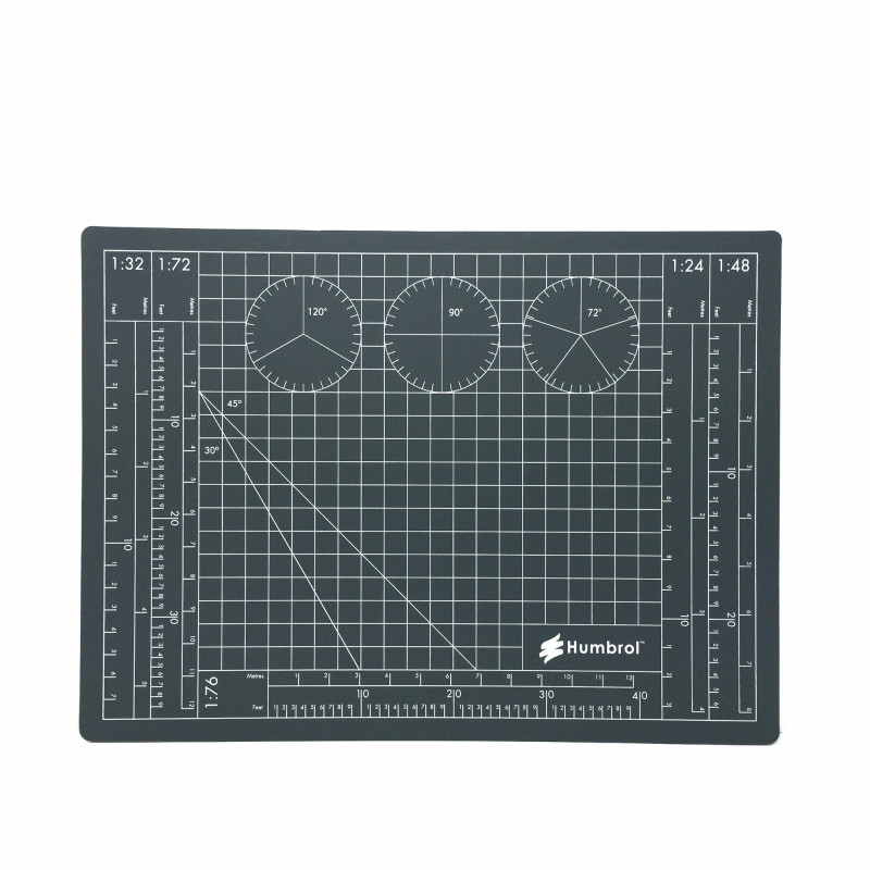 Plaque de découpe cutter avec angle de traçage-Humbrol