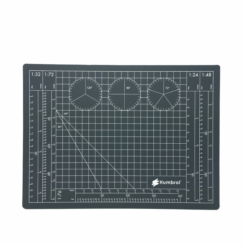 Plaque de découpe cutter avec angle de traçage-Humbrol