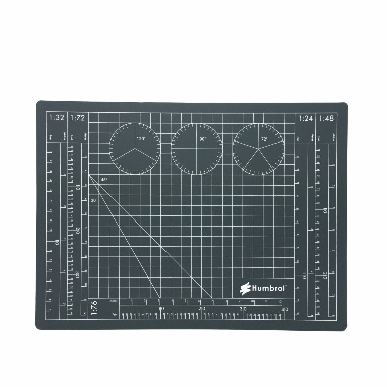 Plaque de découpe cutter avec angle de traçage-Humbrol