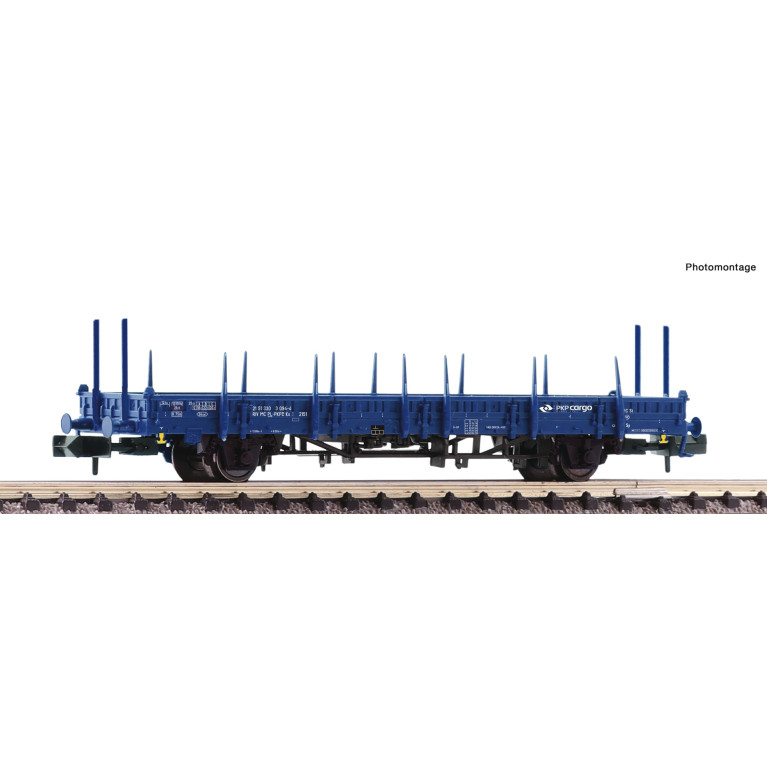 Wagon plat rebords bas à ranchers PKP, Ep V et VI - FLEISCHMANN 825747 - N 1/160