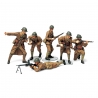 6 figurines infanterie Française 1940 - 1/35 - TAMIYA 35288