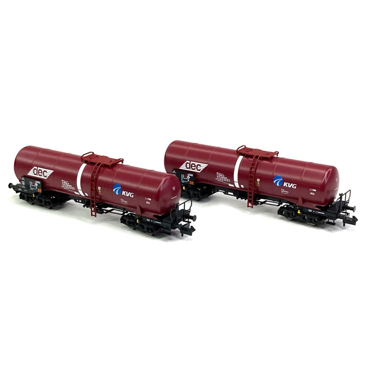 2 wagons citerne "dec, KVG" PKP, Ep V - FLEISCHMANN 825814 - N 1/160