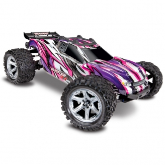 Rustler 4x4 VXL Brushless Rose et Violet - TRAXXAS 670764PINK - 1/10