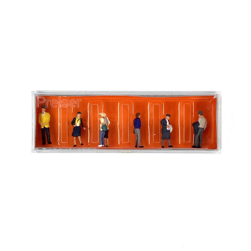 Voyageurs et Steward - PREISER 10382 - HO 1/87