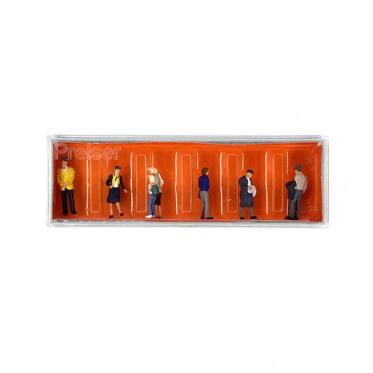 Voyageurs et Steward - PREISER 10382 - HO 1/87