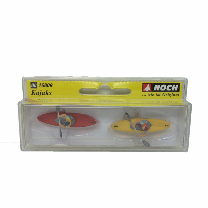 2 kayakistes  pour diorama-HO-1/87-NOCH 