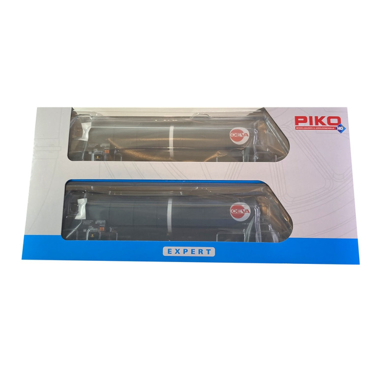 2 wagons citerne à bogies "OEVA" ÖBB, Ep V - PIKO 58228 -HO 1/87