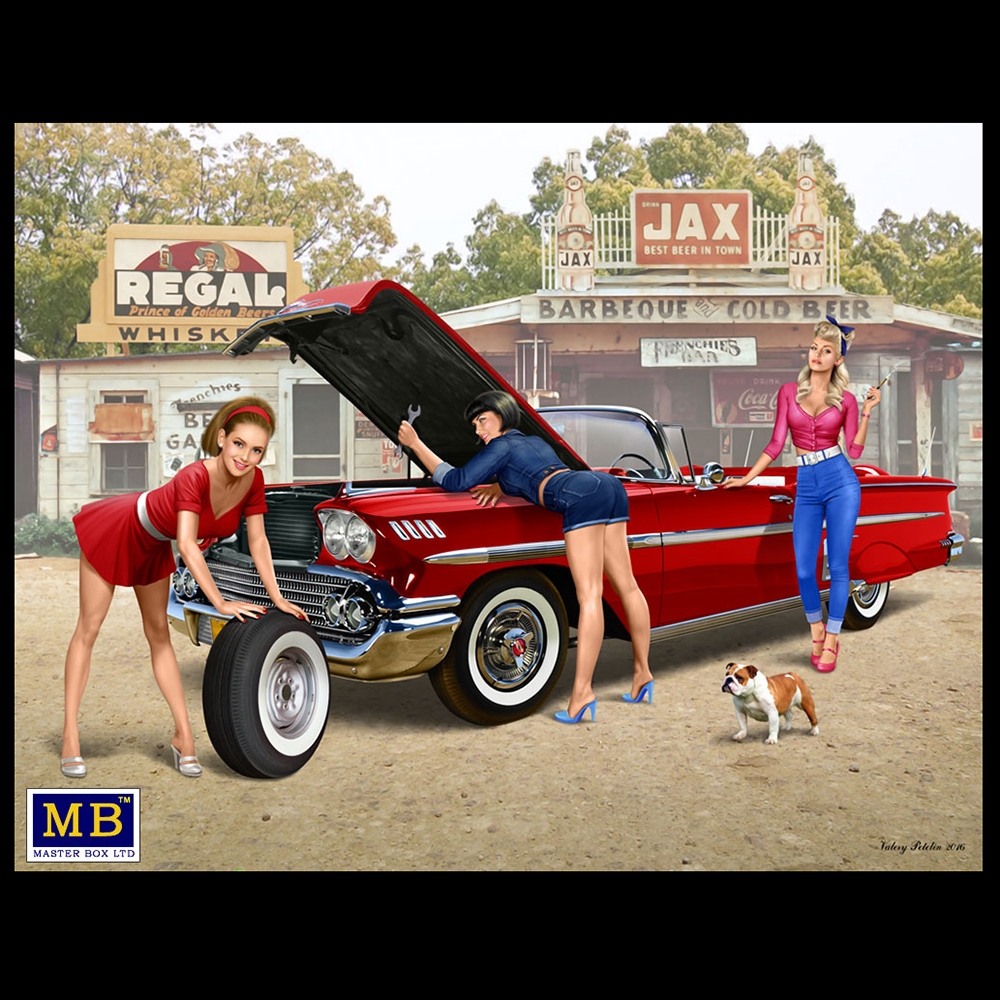 Pin Up Legendaires Annees 60 Master Box 240 1 24 Pin Up Legendaires Annees 60 Master Box 240 1 24