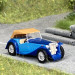 MG Midget TC Cabriolet Bleue - BUSCH 45916 - HO 1/87