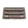 3 voitures grande ligne IC DB AG, Ep VI - MINITRIX 18215 - N 1/160-