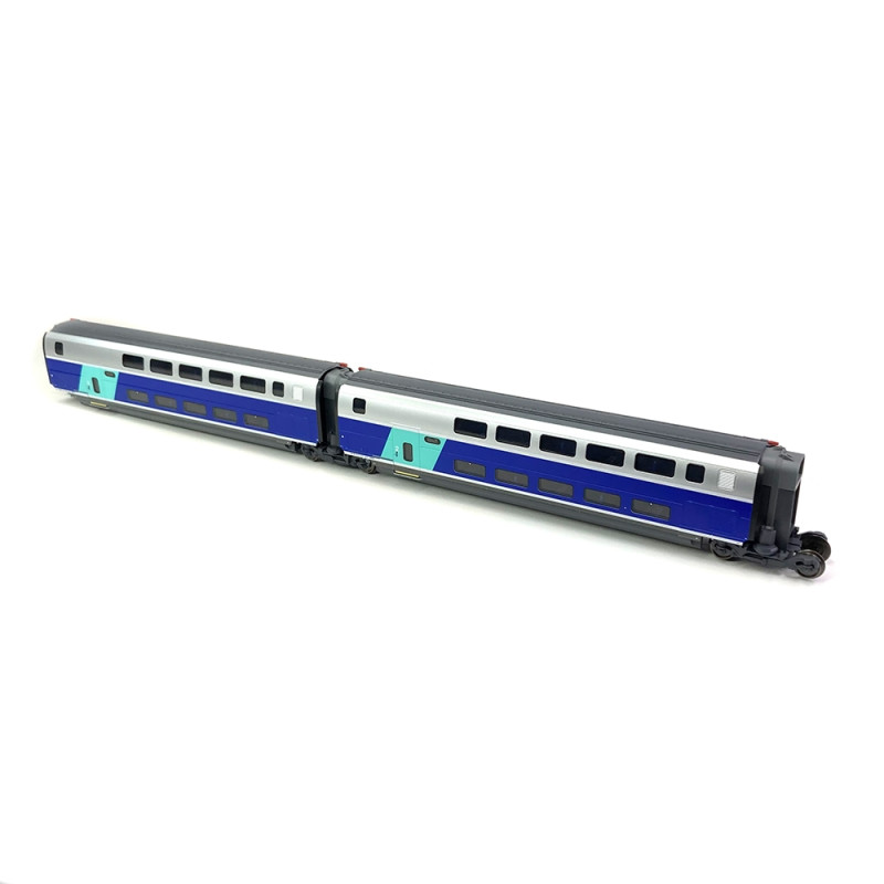 2 voitures complémentaires 2CL pour TGV Euroduplex, Ep VI - MARKLIN 43433 - HO 1/87