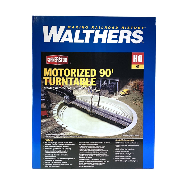 Pont tournant motorisé Ø 34.9 cm - WALTHERS 933-2860 - HO 1/87